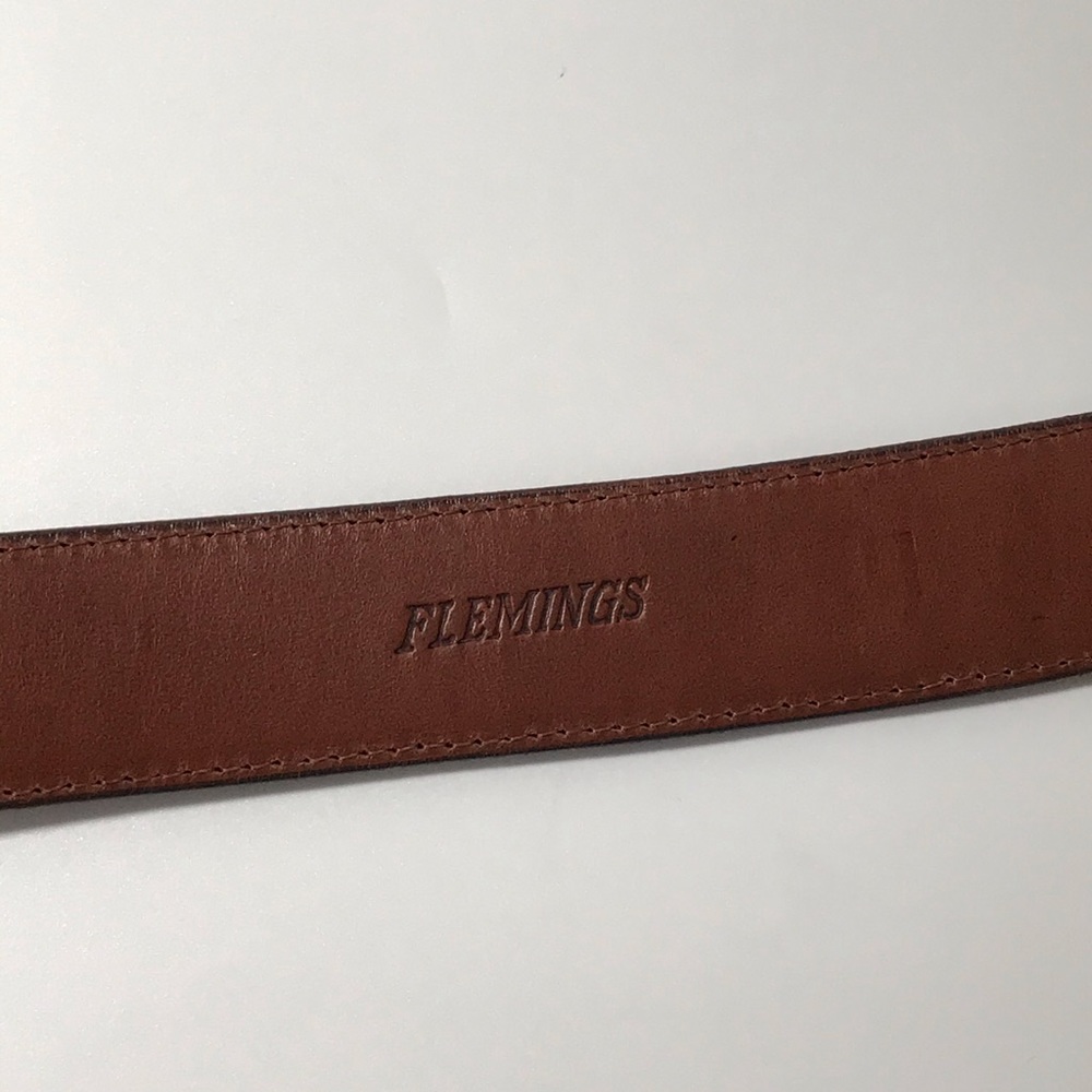 Flemings Sterling Genuine Alligator Leather Belt - Picture 5 of 8